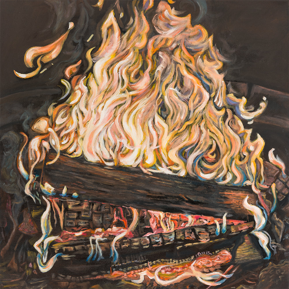 Upper Pennisula Campfire (Print)