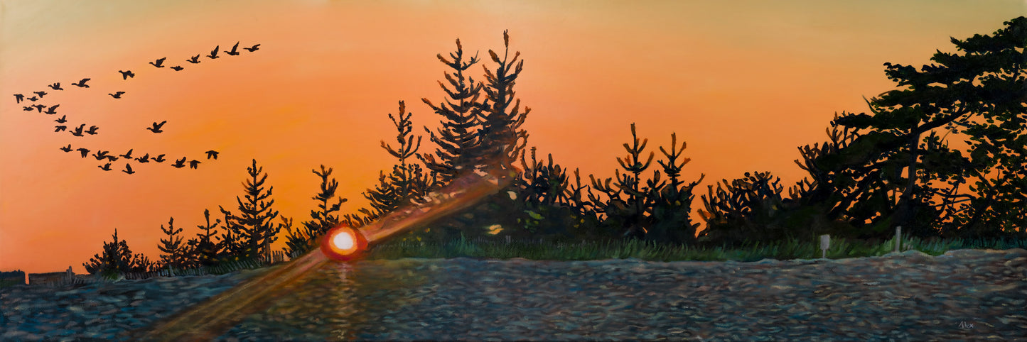 East Beach Sunset (Print)